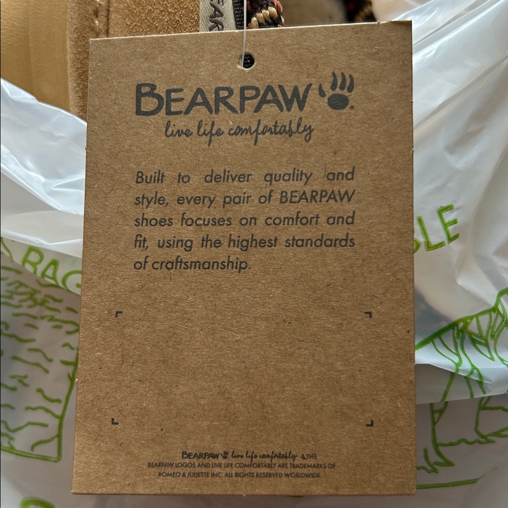 Bearpaw Martis Slipper waterproof Iced Coffee  NIB Size 8 - Picture 11 of 13